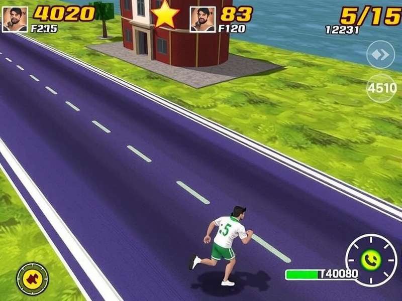 Intense gameplay moment in Telugu Runner Sprint Telugu Runner Sprint Gameplay Screenshot